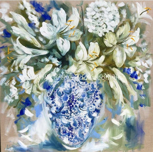 Elegant White Lily -Art Print Art