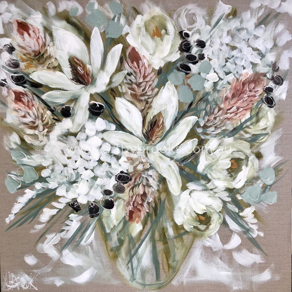 Fragrant White Blooms - Art Print Art