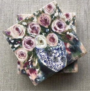 Hamptons Rosa Coasters