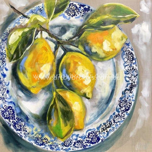 Homegrown Lemons -Art Print Art