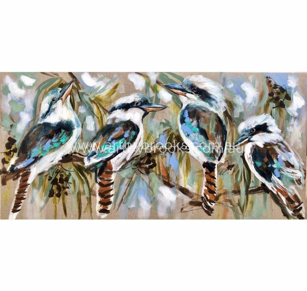 Kookaburra Family - Art Print Art