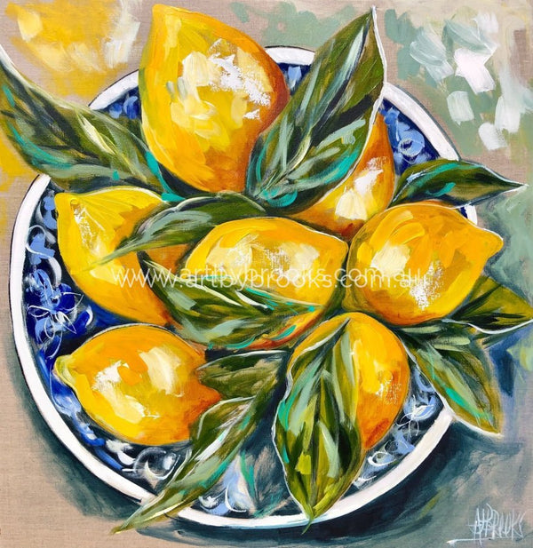 Lemon Harvest -Art Print Art