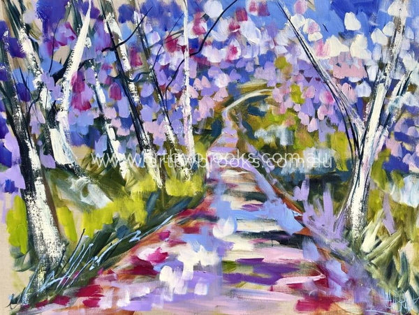 Lilac Burst Jacaranda - Art Print Art