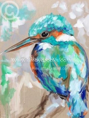 Little Kingfisher - Art Print Art