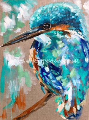 Majestic Kingfisher - Art Print Art