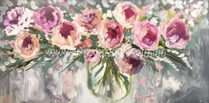 Peony Romance - Art Print Art