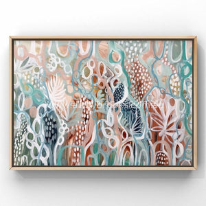 Port Noarlunga Reef At Night - Original On Gallery Canvas 100X150 Cm Medium Sized Originals