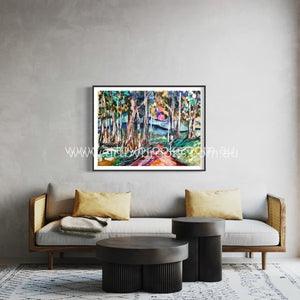 Scribbly Gum Lane - Art Print Art