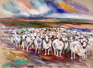 Counting Sheep - Art Print Art