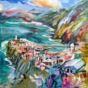 Vernazza Village - Cinque Terre -Art Print Art