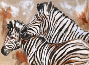 Wilderness Zebra - Art Print Art Prints
