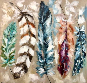 Winter Feathers - Art Print Art Prints