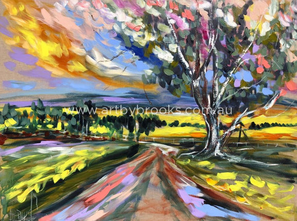 Fields Of Gold - Canola Art Print Art